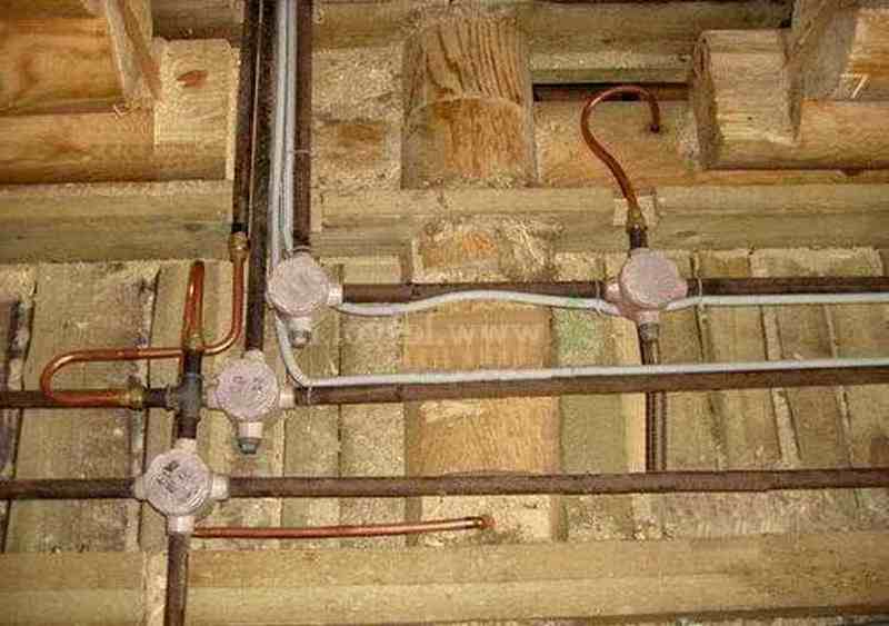Схема разводки электропроводки в деревянном доме